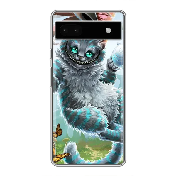Чехол с рисунком «Чеширский КОТИК» для Google Pixel 6a Чехол с рисунком «Чеширский КОТИК» для Google Pixel 6a