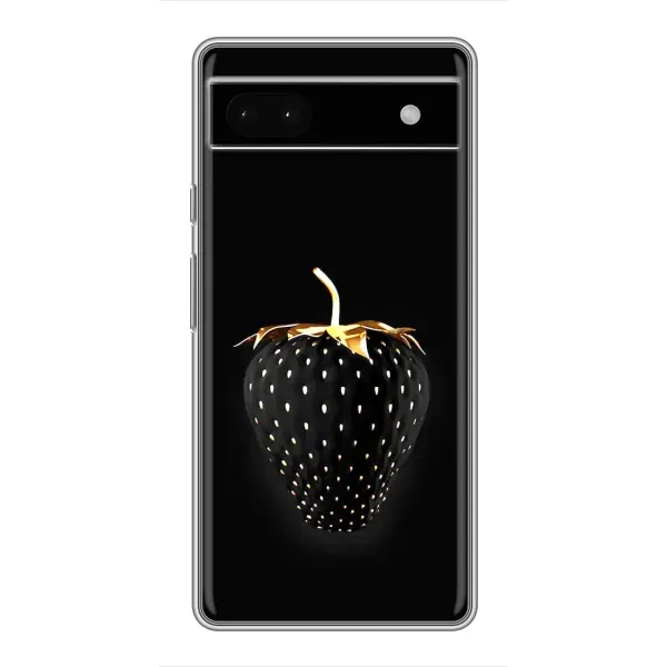 Чехол с рисунком «Чёрная клубника» для Google Pixel 6a Чехол с рисунком «Чёрная клубника» для Google Pixel 6a