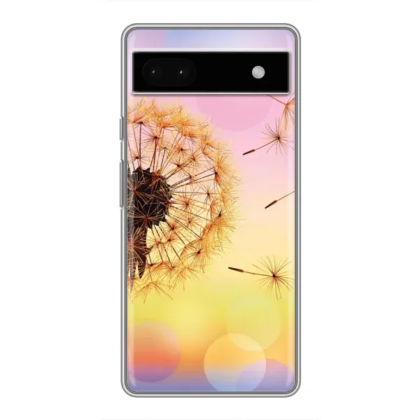 Чехол с рисунком «Цветок-одуванчик» для Google Pixel 6a Чехол с рисунком «Цветок-одуванчик» для Google Pixel 6a