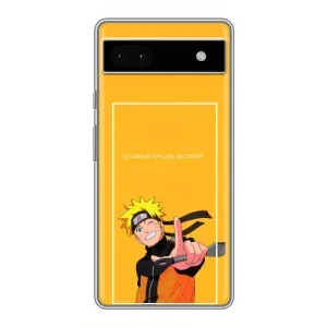 Чехлы с принтом Наруто на Google Pixel 6a (Даттебаё)