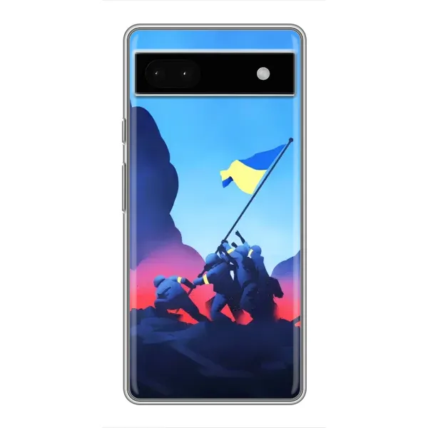 Чехол с рисунком «Деокупація» для Google Pixel 6a Чехол с рисунком «Деокупація» для Google Pixel 6a
