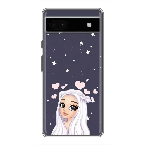 Чохол з малюнком «Дівчина та серця» для Google Pixel 6a