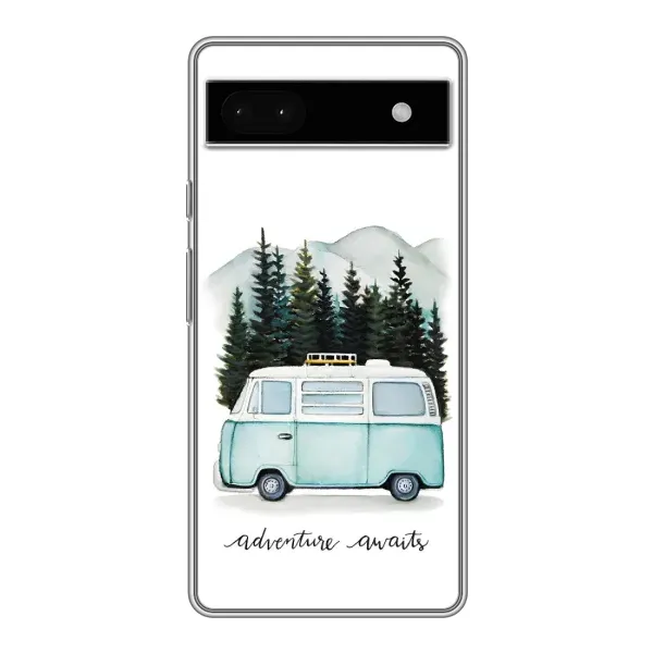 Чехол с рисунком «Домик на колесах» для Google Pixel 6a Чехол с рисунком «Домик на колесах» для Google Pixel 6a