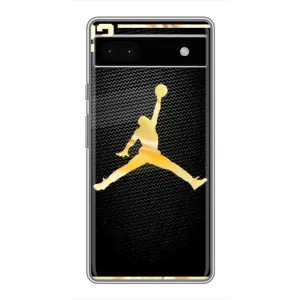 Силиконовый Чехол Nike Air Jordan на Гугул Пиксель 6а (Джордан 23)