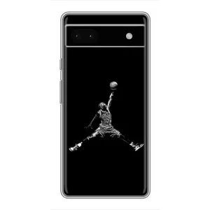 Силиконовый Чехол Nike Air Jordan на Гугул Пиксель 6а (Джордан)