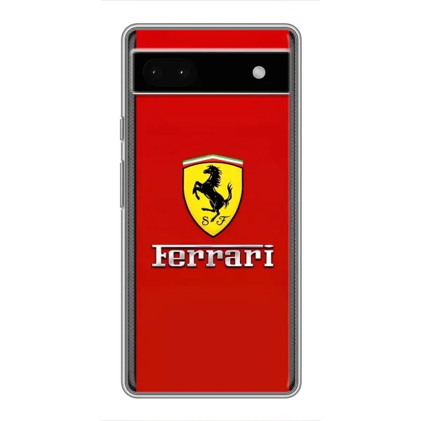 Чехол с рисунком «Ferrari Logo» для Google Pixel 6a Чехол с рисунком «Ferrari Logo» для Google Pixel 6a