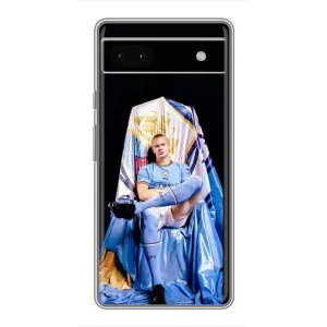 Чехлы с принтом для Google Pixel 6a Футболист (футболист Холанн)