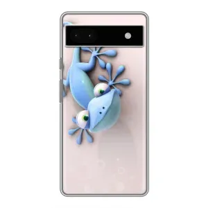 Чехлы с изображением разных животных для Google Pixel 6a (Геккон)