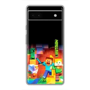 Чохли для Google Pixel 6a (Персонажі МайнКрафт) (Герой Майнкрафт)