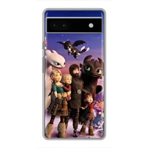 Чехол дракон Беззубик для Google Pixel 6a (Герои дракона)