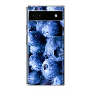 Чехол с изображением  вкусной еды для Google Pixel 6a (Голубика)