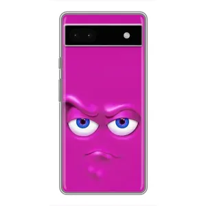 Силиконовые Чехлы (смешные стикеры) для Google Pixel 6a (Хитрая мордочка)