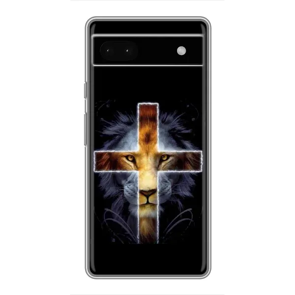 Чехол с рисунком «Иисус Лев» для Google Pixel 6a Чехол с рисунком «Иисус Лев» для Google Pixel 6a