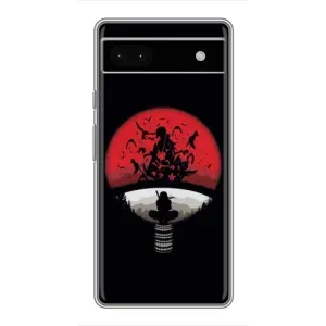 Чехлы с картинкой Итачи Учиха на Google Pixel 6a (Итачи на черном)