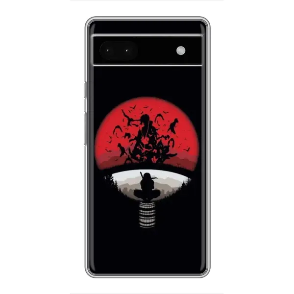 Чехол с рисунком «Итачи на черном» для Google Pixel 6a Чехол с рисунком «Итачи на черном» для Google Pixel 6a