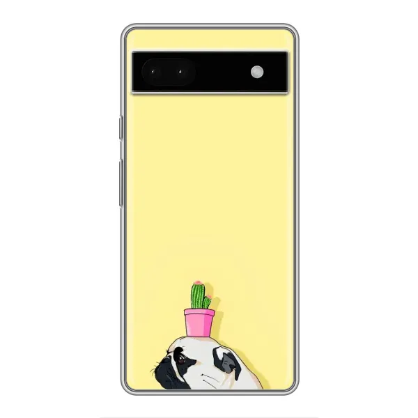 Чехол с рисунком «Кактус на голове» для Google Pixel 6a Чехол с рисунком «Кактус на голове» для Google Pixel 6a