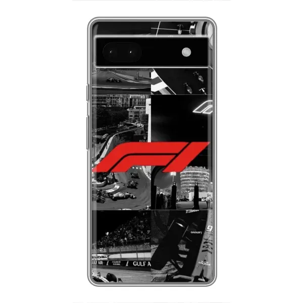 Чехол с рисунком «Коллаж Формула 1» для Google Pixel 6a Чехол с рисунком «Коллаж Формула 1» для Google Pixel 6a