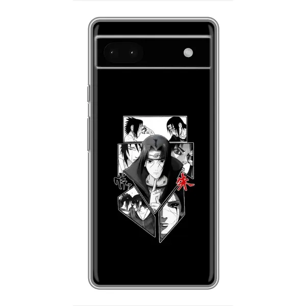 Чехол с рисунком «Коллаж Итачи» для Google Pixel 6a Чехол с рисунком «Коллаж Итачи» для Google Pixel 6a