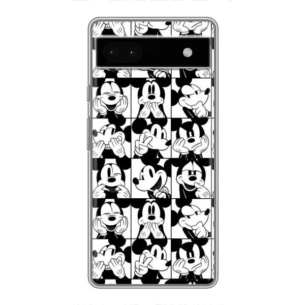 Чехол с рисунком «Коллаж Микки Маус» для Google Pixel 6a Чехол с рисунком «Коллаж Микки Маус» для Google Pixel 6a