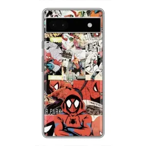 Чохол Супергерой Людина Павук на Google Pixel 6a (Комікс Павука)