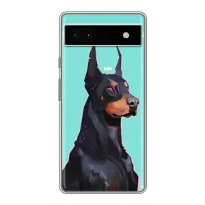 Чехол ДОБЕРМАН для Google Pixel 6a (Король доберман)