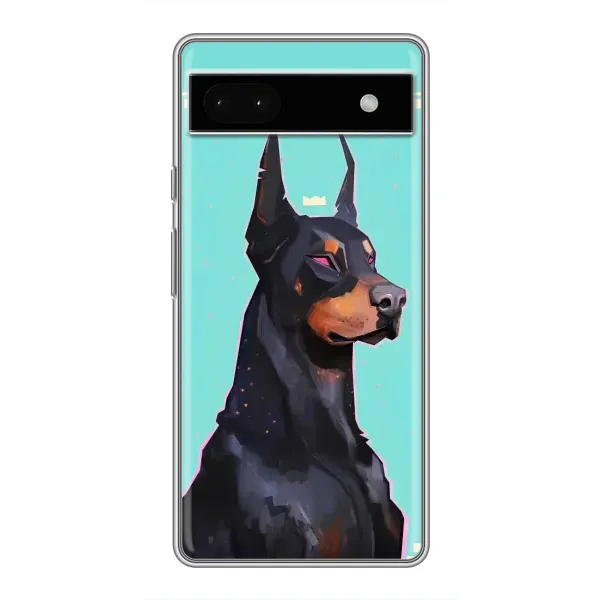 Чохол з малюнком «Король доберман» для Google Pixel 6a Чохол з малюнком «Король доберман» для Google Pixel 6a