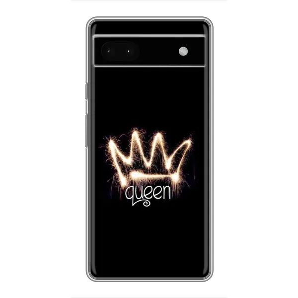 Чехол с рисунком «Корона» для Google Pixel 6a Чехол с рисунком «Корона» для Google Pixel 6a