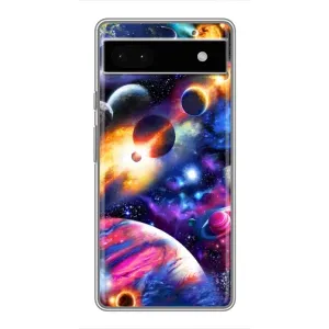 Чехлы КОСМОС для Google Pixel 6a (Космический мир)