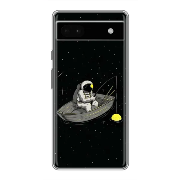 Чехол с рисунком «Космонавт на рыбалке» для Google Pixel 6a Чехол с рисунком «Космонавт на рыбалке» для Google Pixel 6a