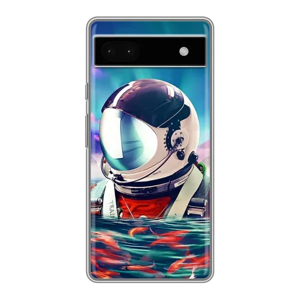 Чехол с рисунком «Космонавт в воде» для Google Pixel 6a Чехол с рисунком «Космонавт в воде» для Google Pixel 6a