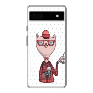 Чехол на тематику: Коты для Google Pixel 6a (Кот аристократ)