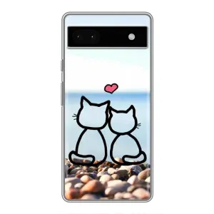Силиконовые Чехлы Любимому человеку для Google Pixel 6a (Котейки)