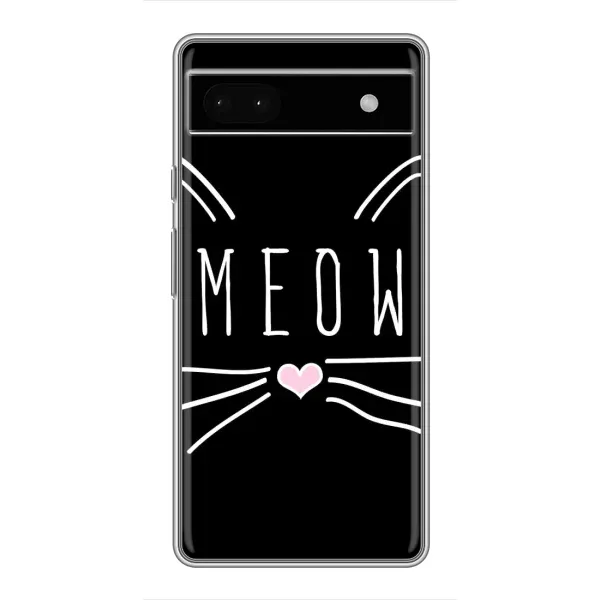 Чехол с рисунком «КОТИК MEOW» для Google Pixel 6a Чехол с рисунком «КОТИК MEOW» для Google Pixel 6a