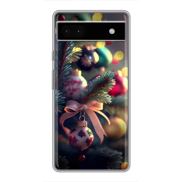 Чехол с рисунком «Красивая елочка» для Google Pixel 6a