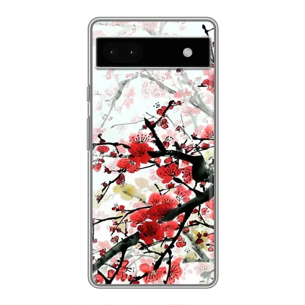 Чехол с рисунком «Красивая Сакура» для Google Pixel 6a Чехол с рисунком «Красивая Сакура» для Google Pixel 6a