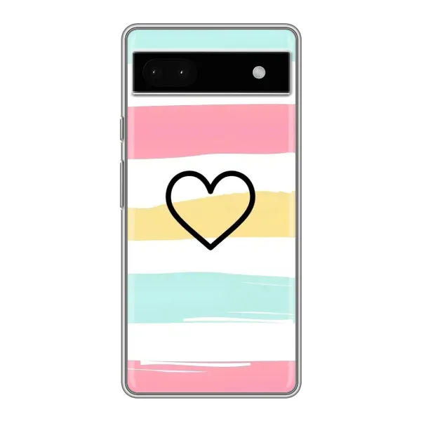 Чехол с рисунком «Красивое сердечко» для Google Pixel 6a Чехол с рисунком «Красивое сердечко» для Google Pixel 6a