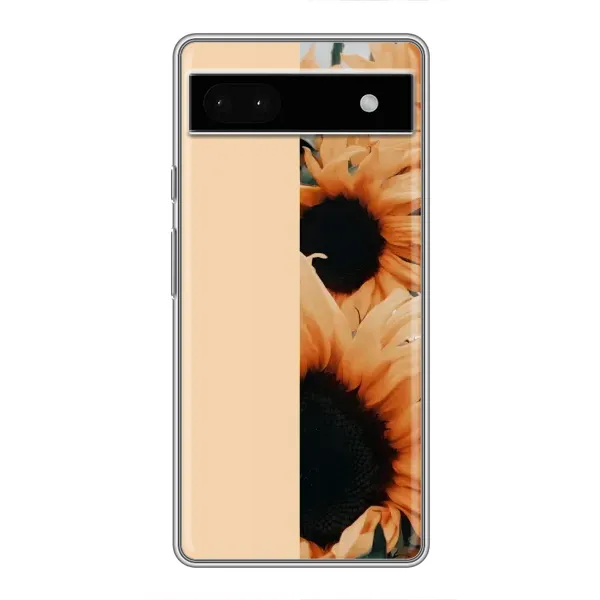 Чехол с рисунком «Красивые подсолнухи» для Google Pixel 6a