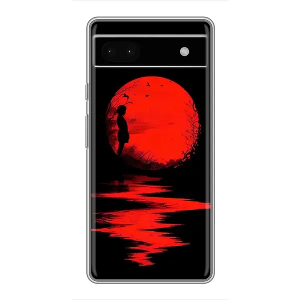 Чехол с рисунком «Красный Закат» для Google Pixel 6a