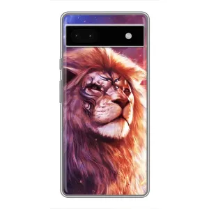 Чехол с картинкой на Google Pixel 6a (Красочный ЛЕВ)