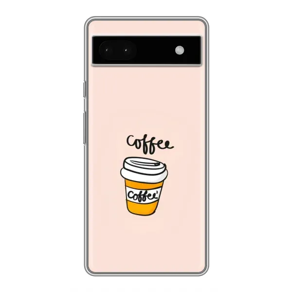 Чехол с рисунком «Кружка кофе» для Google Pixel 6a Чехол с рисунком «Кружка кофе» для Google Pixel 6a