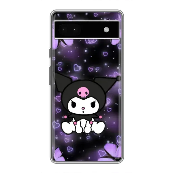 Чехол с рисунком «Куроми на черном» для Google Pixel 6a Чехол с рисунком «Куроми на черном» для Google Pixel 6a