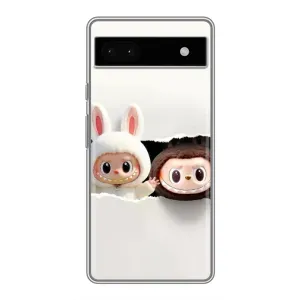 Чохол з принтом Лабубу для Google Pixel 6a (Фігурки Labubu)