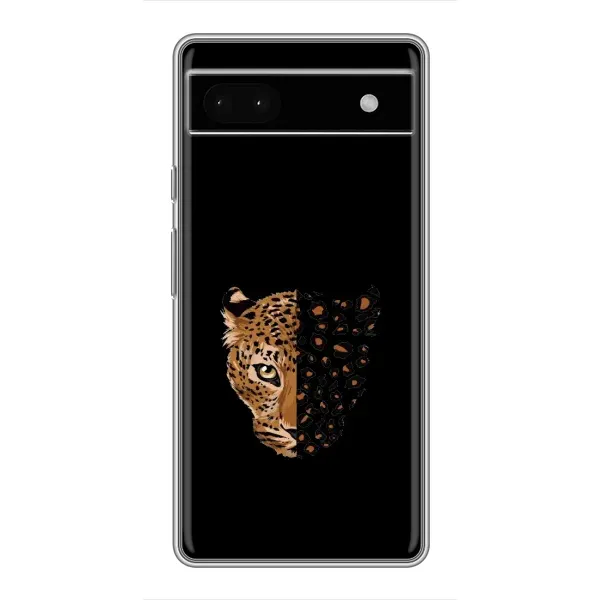 Чохол з малюнком «Леопард на чорному» для Google Pixel 6a Чохол з малюнком «Леопард на чорному» для Google Pixel 6a