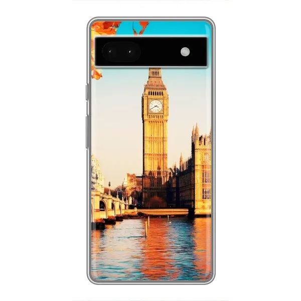 Чехол с рисунком «Летний Лондон» для Google Pixel 6a