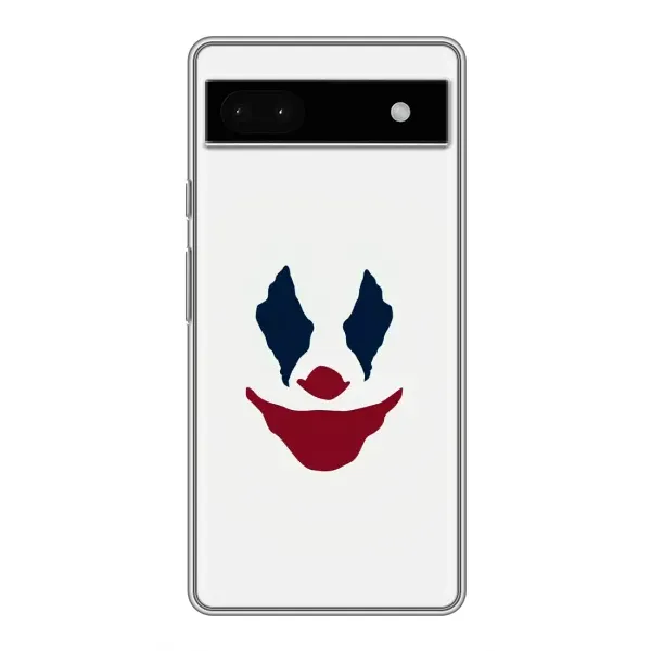 Чехол с рисунком «Лицо Джокера» для Google Pixel 6a Чехол с рисунком «Лицо Джокера» для Google Pixel 6a