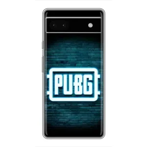 Чохол (TPU) з картинкою "Лого Пабг" на Гугул Піксель 6а (Лого PUBG)
