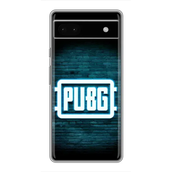 Чехол с рисунком «Лого PUBG» для Google Pixel 6a Чехол с рисунком «Лого PUBG» для Google Pixel 6a