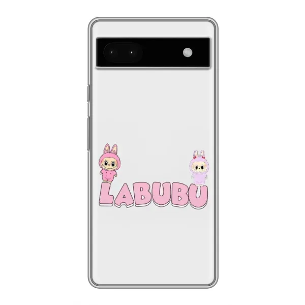 Чохол з малюнком «Логотип Лабубу» для Google Pixel 6a Чохол з малюнком «Логотип Лабубу» для Google Pixel 6a