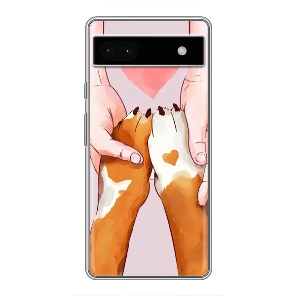 Чохол з малюнком «Любов до собак» для Google Pixel 6a Чохол з малюнком «Любов до собак» для Google Pixel 6a