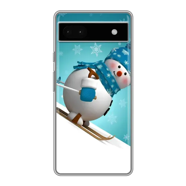 Чехол с рисунком «Лыжник» для Google Pixel 6a Чехол с рисунком «Лыжник» для Google Pixel 6a